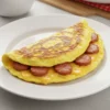 Kielbasa and Cheese Omelet
